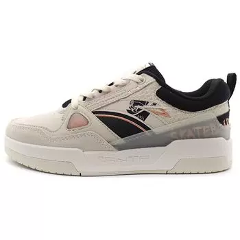 Anta Низкие кожаные скейт-кеды женские серые черные 122218085-3 36.5