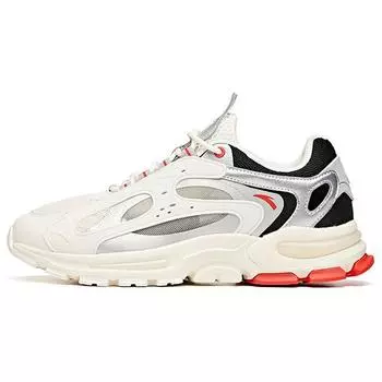 Anta Низкие мужские кроссовки Dad Shoes белые черные серебристые 112038899-1 42