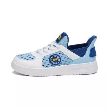 Anta Non-Slip Wear-Resistant Breathable Low-Top Skate Shoes Kids Sneakers White Blue A312329988-3 29