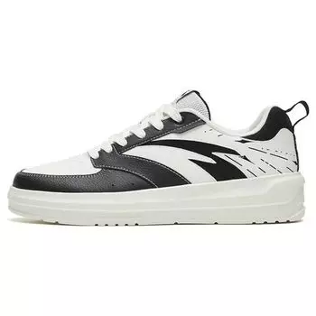Anta Non-Slip Wear-Resistant Lightweight Low-Top Skate Shoes Women Sneakers Black White 912328060-4 39