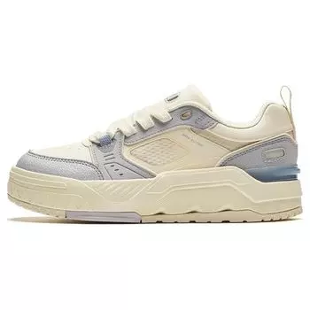 Anta Нескользящие износостойкие низкие кроссовки для скейтбординга женские кроссовки белые серые синие 922428002-2 36