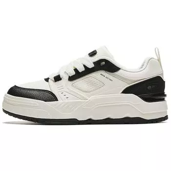 Anta Non-Slip Wear-Resistant Low-Top Skate Shoes Women sneakers White Black 922428002-3 40