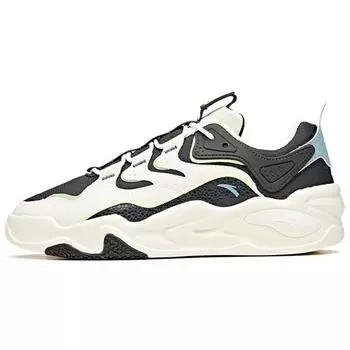 Anta Нескользящие износостойкие низкие мужские кроссовки Dad Shoes серые белые зеленые 112118041-1 39