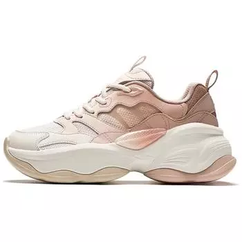 Anta Nut 2.0 Trendy Sports Non-Slip Wear-Resistant Low-Top Dad Shoes Women Sneakers White Brown 122518891-1 38.5