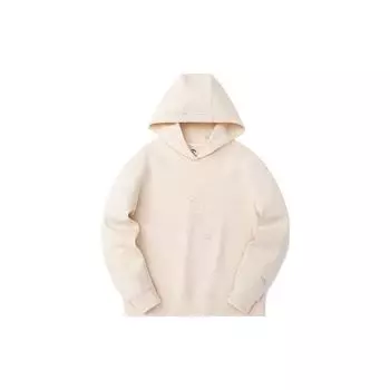 Anta Однотонная повседневная толстовка с капюшоном для женщин, серо-розовый цвет 162317725-1 L