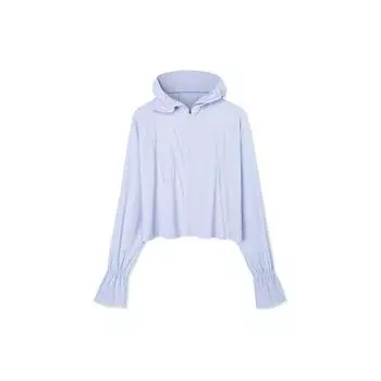 Anta Однотонная спортивная куртка Ice Skin с капюшоном, женские куртки, фиолетовые 962227731-3 XL