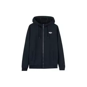 Anta Однотонная толстовка с капюшоном на молнии унисекс, черная 952238751-3 M