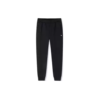 Anta Однотонные прямые брюки-джоггеры женские, черные 162317320-1 XXL