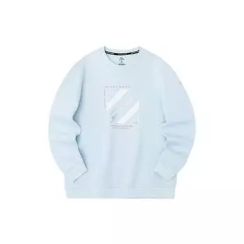 Anta Осень/Зима 22 Аппликация с буквенным узором, свитер, унисекс, свитшот, синий 152237737-2 XXL