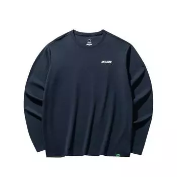 Anta Outdoor Series Cartoon Anime Letter Round Neck Comfortable Breathable Versatile Sports Sweatshirt Unisex sweatshirt Midnight-Black 172446401G-3 M