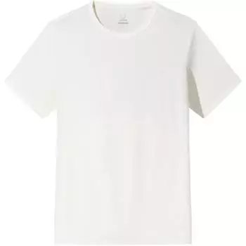 Anta Outdoor Series Casual Comfortable Simple Versatile Letter Print Round Neck Short Sleeve T-Shirt Men Tops Ivory 152526103-1 L
