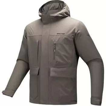 Anta Outdoor Series Casual Minimalist Hooded Sports Zipper Loose Solid Color Letter Comfortable Versatile Jacket Men jackets 152516604-2 M