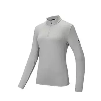 Anta Outdoor Series Long Sleeve Slim Fit Warm Knitted Top Women tops Qingluan-Gray 162446402-1 L