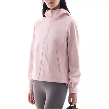 Anta Outdoor Series однотонная повседневная удобная куртка с капюшоном женские куртки личи-розовый 962446604-8 XS