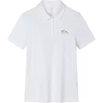 Anta Outdoor Series Solid Color Comfortable Breathable Versatile Casual Short Sleeve Polo Shirt Men tops Paper-White 162436102-1 S