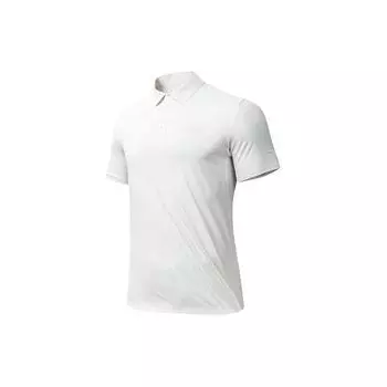 Anta Outdoor Series Solid Color Pullover Round Neck Short Sleeve Polo Shirt Men tops Stone-White 152426111-1 2XL