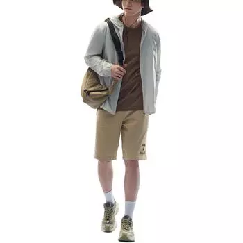 Anta Outdoor Series Sports Casual Simple Solid Color Hooded Breathable Sun Protection Jacket Men Jacket Light-Sand-Gray 952527607-2 S