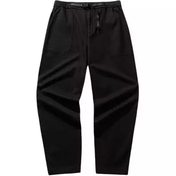 Anta Outdoor Series Urban Outdoor Solid Color Mid Waist Comfortable Breathable Versatile Straight Leg Casual Pants Men bottoms Basic-Black 152446503-4 2XL