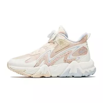 Anta Outdoor Series Versatile Sweat-Absorbing Low-Top Kids Running Shoes Kids Sneakers Brown White 322346904-3 33