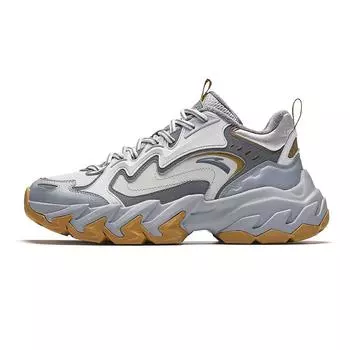 Anta Panshi Comfortable Fleece Non-Slip Wear-Resistant Warm Mid-Top Casual Shoes Men Casual Shoes Gray 112448950-2 39