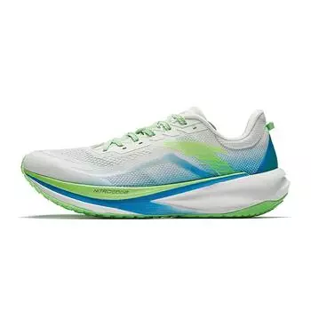 Anta Pioneer Progress Blue Training Running Shoes Men Sneaker White Green 912545599F-4 42