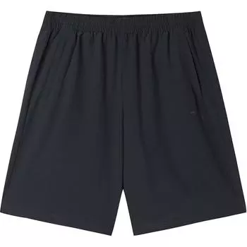 Anta Plain Mid-Rise Lightweight Woven Casual Shorts Men shorts Black 152337536-1 L