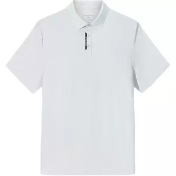 Anta Plain Soft Comfortable Breathable Versatile Casual Short Sleeve Polo Shirt Men tops Ice-Blue Gray 952527118-1 S
