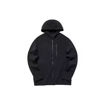 Anta Plain свободный крой куртка с капюшоном мужские куртки черный 152137705-3 4XL