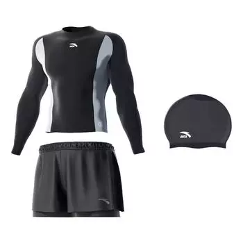 Anta Плавки и шапочка Взрослое снаряжение для плавания Комплект купальников Мужские плавки A9824232415-1 L