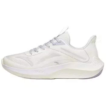 Anta Poison 2 Lightweight Comfortable Shock Absorption Breathable Low-Top Sprinting Shoes Women sneaker White Purple 122215580R-2 39