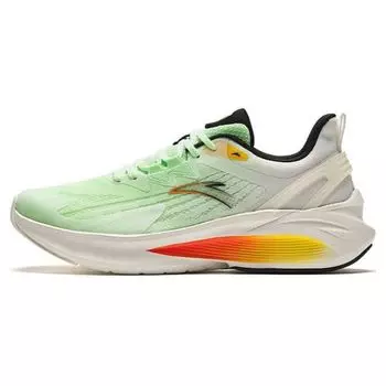 Anta Poison Spike 5 Comfortable Versatile Durable Breathable Low Top Running Shoes Men Running Shoes White Green 912415552-2 44