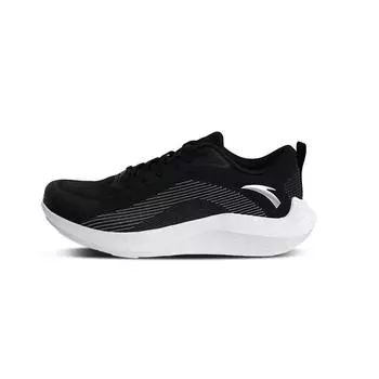 Anta Poison Spike Pro Mesh Comfortable Low Top Running Shoes Men Sneakers Black White 112425540S-3 40