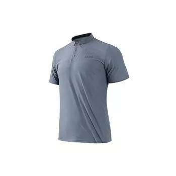 Anta Повседневная рубашка поло с коротким рукавом с вышитыми буквами, мужская, цвет кролик-серый 152337144-1 3XL