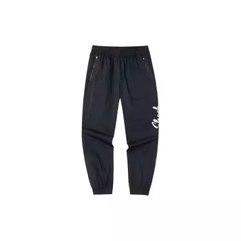 Anta Повседневные брюки с эластичным поясом мужские низ черный 152231525-3 M