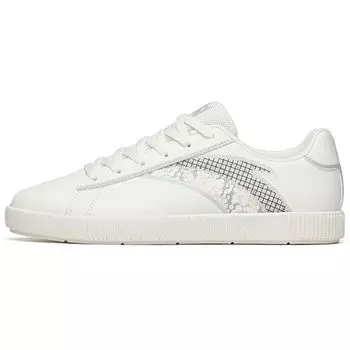 Anta Повседневные прочные низкие кроссовки для скейтбординга женские кроссовки белые зеленые 122228060-3 35.5