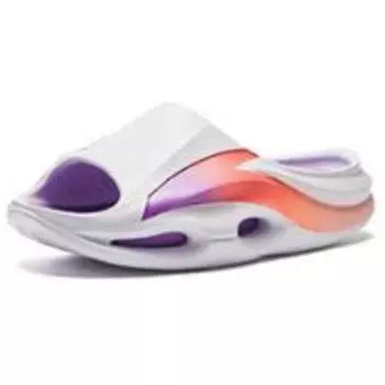 Anta повседневные удобные сандалии EVA Slide мужские белые фиолетовые 112438519-1 40