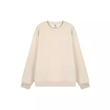 Anta Повседневный трикотажный базовый слой флисовая толстовка с капюшоном унисекс дымчато-серый 972348711-3 S