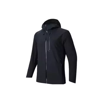 Anta Простая куртка с капюшоном на молнии, мужская куртка, черная 152347615-4 S