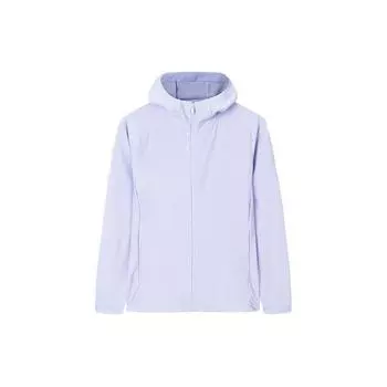 Anta Простая свободная спортивная куртка с капюшоном на молнии, женские куртки Sakura-Purple 162427703-1 L