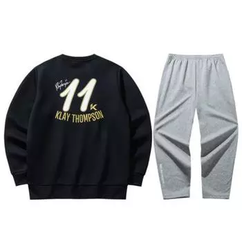 Anta Pullover Warm Letter And Number Casual Sports Suit Men suit 152441713S-4+952441305-1 XL