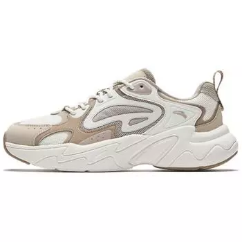 Anta Pulse Comfortable Versatile Durable Low-Top Casual Shoes Men sneaker White Brown 112528856-5 39