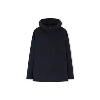 Anta Pure Color Спортивная ветровка с капюшоном и защитой от солнца Мужские куртки Basic-Black 152327604-3