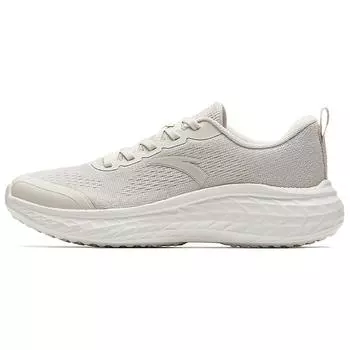 Anta Qingyun 2.0 Fashion Versatile Shock Absorbing Wear Resistant Low Top Casual Running Shoes Women sneaker Gray Beige 122415501S-1 36