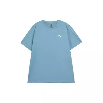 Anta Quick-Dry Running Fitness Short Sleeve T-Shirt Men tops Sky-Blue 952427101-3 XL