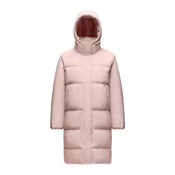 Anta Quick Warm Four Defense Mid-Length Duck Down Jacket Women Outerwear Moran-Pink 962448902-2 XS