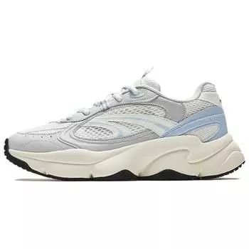 Anta Retro Fashion Comfortable Versatile Wear-Resistant Breathable Lightweight Low-Top Casual Shoes Women sneaker White Blue 122528889-1 38.5