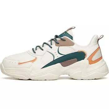 Anta Ретро повседневные низкие мужские кроссовки Dad Shoes белые зеленые 111938822R-17 41