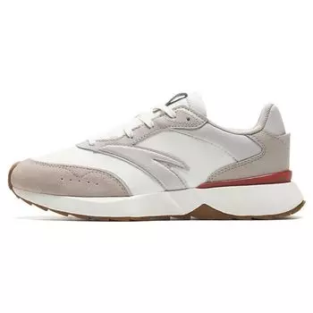 Anta Retro Trendy Wear-Resistant Versatile Low-Top Casual Shoes Kids Sneakers Ivory-White Gray 122338879-8 36