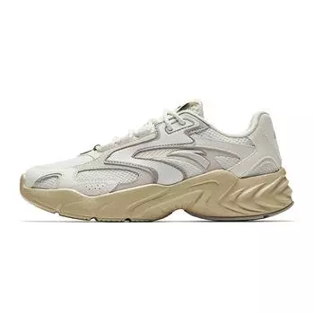 Anta Retro Versatile Non-Slip Breathable Low-Top Casual Running Shoes Men Sneakers White Gray 912515505-3 39