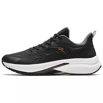 Anta Rocket 5.0 Lace-Up Shock Absorbing Durable Mid-Top Running Shoes Men Running Shoes Black White 112345523-11 40